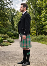Traditional_MacFarlane_Hunting_Ancient_Tartan_Kilt_and_Argyle_Jacket_Kilt_Outfit_left_image