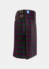 Traditional_MacGaugh_Tartan_3370_kilt_right_image_with_pleated_design_and_adjustable_buckles_for_men