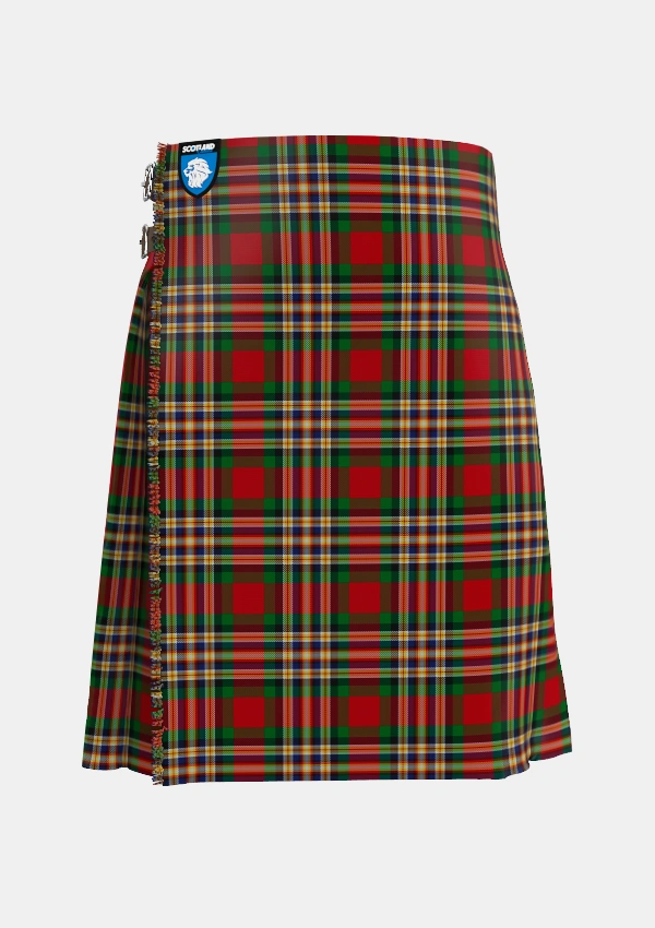 Traditional_MacGill_Tartan_1487_kilt_front_image_with_pleated_design_and_adjustable_buckles_for_men