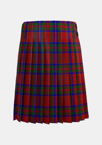 Traditional_MacGillivray_2_Tartan_446_kilt_back_image_with_pleated_design_and_adjustable_buckles_for_men