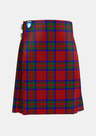 Traditional_MacGillivray_2_Tartan_446_kilt_front_image_with_pleated_design_and_adjustable_buckles_for_men