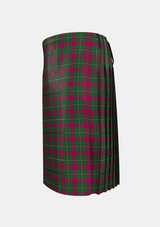 Traditional_MacGregor_of_Cardney_Tartan_1285_kilt_left_image_with_pleated_design_and_adjustable_buckles_for_men