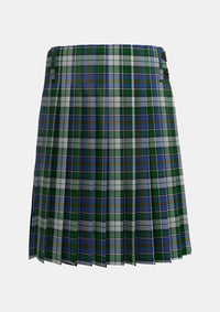 Traditional_MacInnes_Dress_Tartan_923_kilt_back_image_with_pleated_design_and_adjustable_buckles_for_men