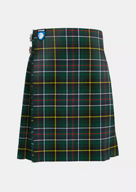 Traditional_MacInnes_Hunting_Tartan_kilt_front_image_with_pleated_design_and_adjustable_buckles_for_men