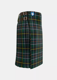 Traditional_MacInnes_Hunting_Tartan_kilt_right_image_with_pleated_design_and_adjustable_buckles_for_men