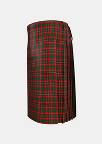 Traditional_MacInnes_MacGregor_Hastie_Tartan_189_kilt_left_image_with_pleated_design_and_adjustable_buckles_for_men