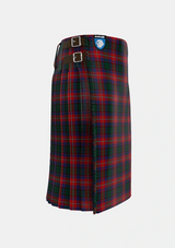 Traditional_MacInroy_Rattray_Tartan_3399_kilt_right_image_with_pleated_design_and_adjustable_buckles_for_men