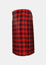 Traditional_MacIver_2_Tartan_1203_kilt_left_image_with_pleated_design_and_adjustable_buckles_for_men
