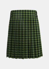 Traditional_MacIver_Hunting_Tartan_2697_kilt_back_image_with_pleated_design_and_adjustable_buckles_for_men