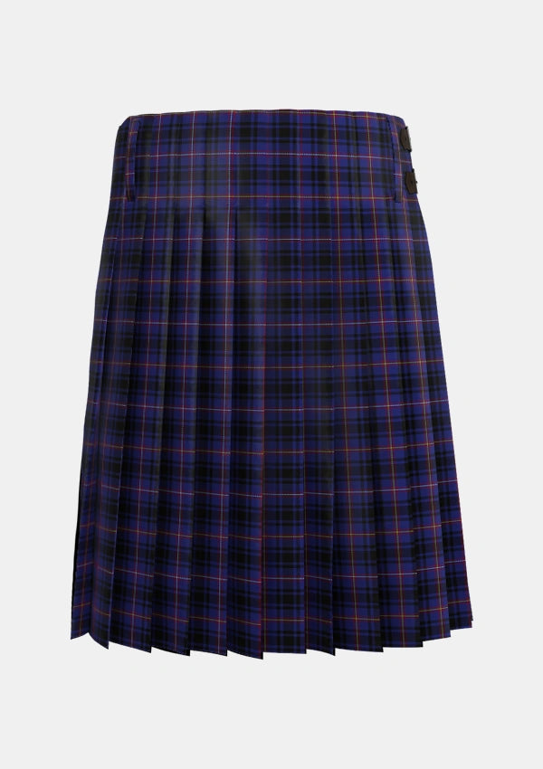 Traditional_MacIver_of_Strome_Personal_Tartan_5810_kilt_back_image_with_pleated_design_and_adjustable_buckles_for_men