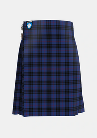 Traditional_MacKay_Blue_2_Tartan_1052_kilt_front_image_with_pleated_design_and_adjustable_buckles_for_men