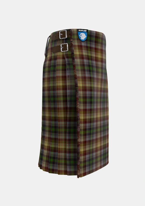 Traditional_MacKay_of_Strathnaver_Tartan_2037_kilt_right_image_with_pleated_design_and_adjustable_buckles_for_men