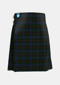 Traditional_MacKean_Hunting_Tartan_985_kilt_front_image_with_pleated_design_and_adjustable_buckles_for_men
