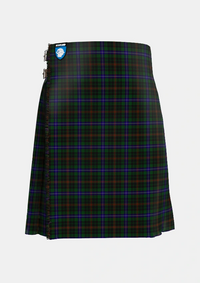 Traditional_MacKean_Hunting_Tartan_985_kilt_front_image_with_pleated_design_and_adjustable_buckles_for_men