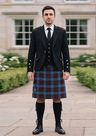 Traditional_MacKean_Tartan_1442_Kilt_and_Argyle_Jacket_Kilt_Outfit_front_image