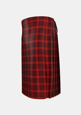 Traditional_MacKeane_Tartan_kilt_left_image_with_pleated_design_and_adjustable_buckles_for_men