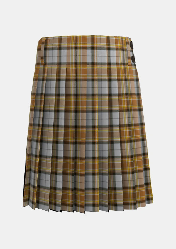 Traditional_MacKellar_Dress_Reproduction_colours_Tartan_1311_kilt_back_image_with_pleated_design_and_adjustable_buckles_for_men