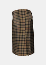 Traditional_MacKenzie_Hunting_Brown_Tartan_5905_kilt_left_image_with_pleated_design_and_adjustable_buckles_for_men
