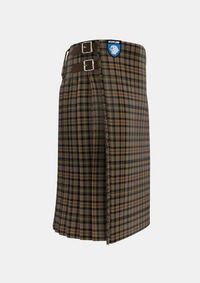 Traditional_MacKenzie_Hunting_Brown_Tartan_5905_kilt_right_image_with_pleated_design_and_adjustable_buckles_for_men