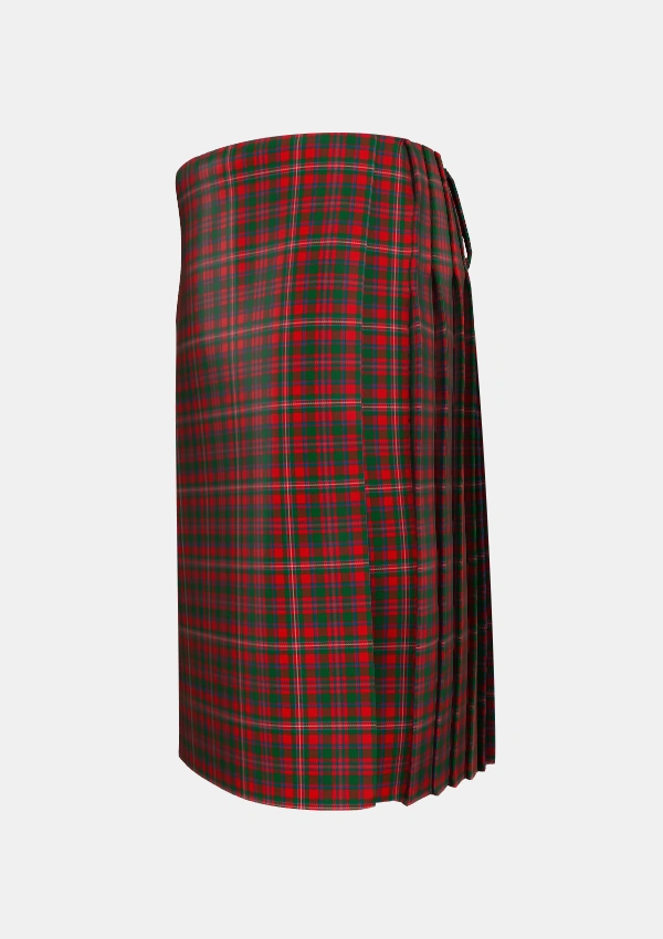 Traditional_MacKinnon_1810_Tartan_541_kilt_left_image_with_pleated_design_and_adjustable_buckles_for_men