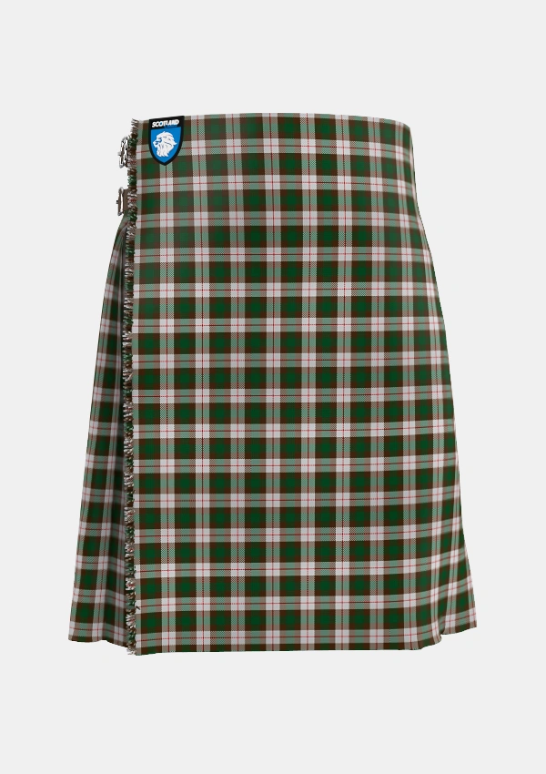 Traditional_MacKinnon_Dress_Tartan_921_kilt_front_image_with_pleated_design_and_adjustable_buckles_for_men