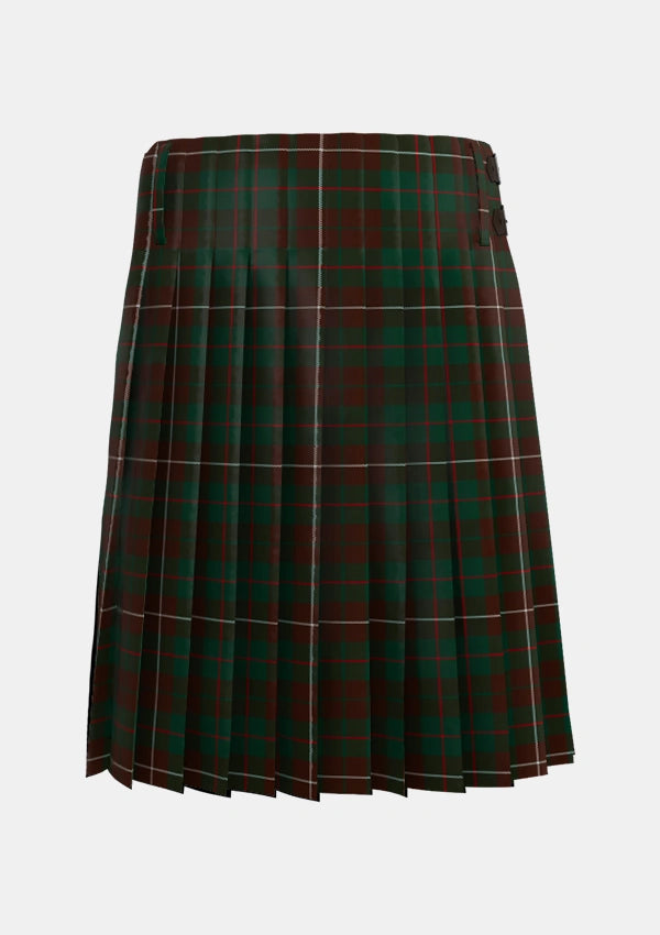 Traditional_MacKinnon_Hunting_3_Tartan_1641_kilt_back_image_with_pleated_design_and_adjustable_buckles_for_men