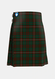 Traditional_MacKinnon_Hunting_3_Tartan_1641_kilt_front_image_with_pleated_design_and_adjustable_buckles_for_men
