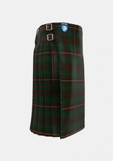 Traditional_MacKinnon_Hunting_3_Tartan_1641_kilt_right_image_with_pleated_design_and_adjustable_buckles_for_men