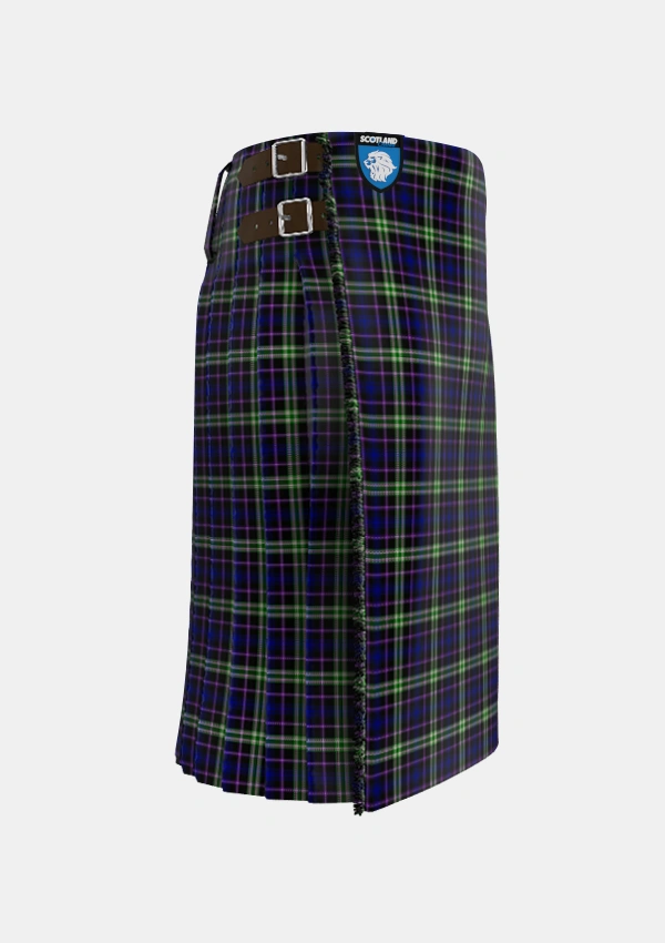 Traditional_MacKusick_Tartan_2143_kilt_right_image_with_pleated_design_and_adjustable_buckles_for_men
