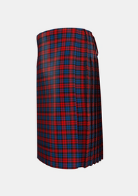 Traditional_MacLachlan_2_Tartan_1594_kilt_left_image_with_pleated_design_and_adjustable_buckles_for_men