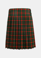 Traditional_MacLachlan_3_Tartan_1710_kilt_back_image_with_pleated_design_and_adjustable_buckles_for_men