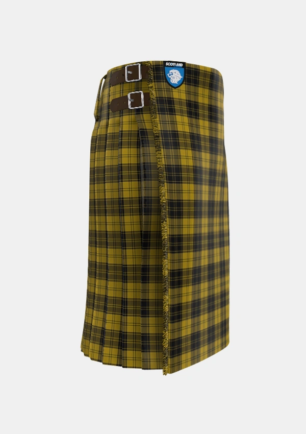 Traditional_MacLachlan_4_Tartan_1277_kilt_right_image_with_pleated_design_and_adjustable_buckles_for_men