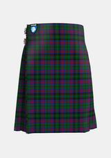 Traditional_MacLachlan_Hunting_Tartan_775_kilt_front_image_with_pleated_design_and_adjustable_buckles_for_men