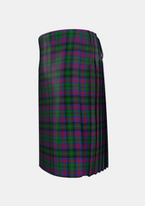 Traditional_MacLachlan_Hunting_Tartan_775_kilt_left_image_with_pleated_design_and_adjustable_buckles_for_men