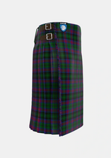 Traditional_MacLachlan_Hunting_Tartan_775_kilt_right_image_with_pleated_design_and_adjustable_buckles_for_men
