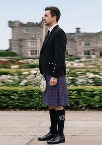 Traditional_MacLaine_of_Lochbuie_Tartan_Kilt_and_Argyle_Jacket_Kilt_Outfit_left_image