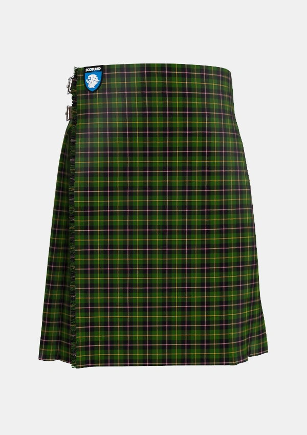 Traditional_MacLamroc_Tartan_2591_kilt_front_image_with_pleated_design_and_adjustable_buckles_for_men