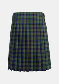 Traditional_MacLaren_2_Tartan_342_kilt_back_image_with_pleated_design_and_adjustable_buckles_for_men