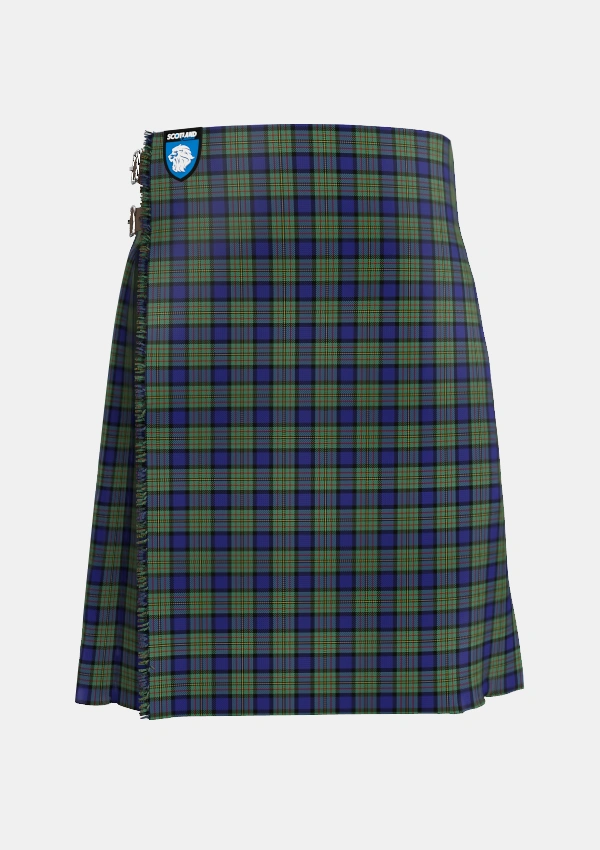 Traditional_MacLaren_2_Tartan_342_kilt_front_image_with_pleated_design_and_adjustable_buckles_for_men