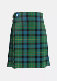 Traditional_MacLaren_Ancient_Tartan_kilt_front_image_with_pleated_design_and_adjustable_buckles_for_men