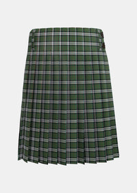 Traditional_MacLaren_Dress_Tartan_649_kilt_back_image_with_pleated_design_and_adjustable_buckles_for_men