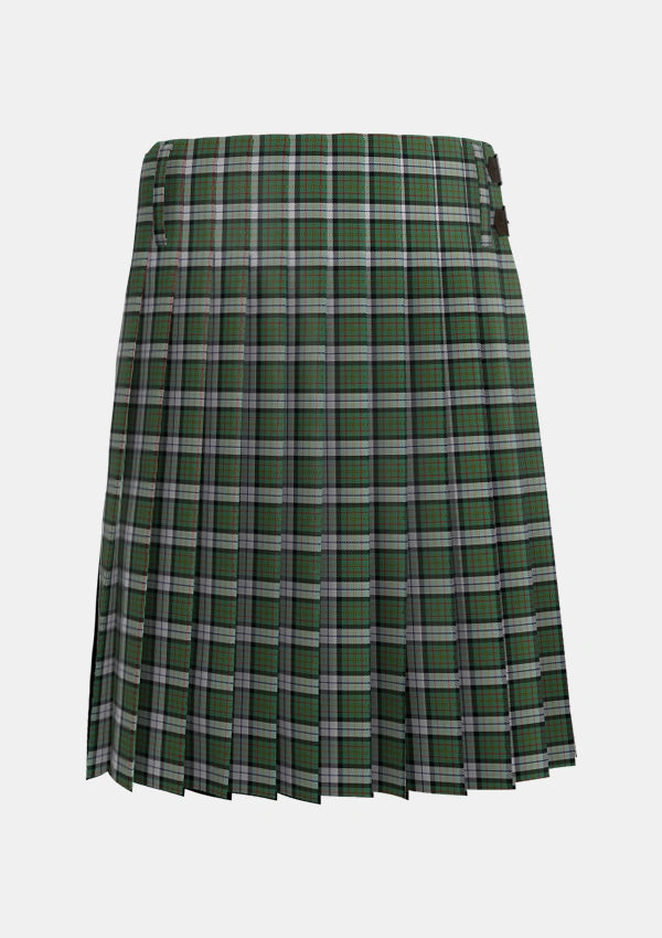 Traditional_MacLaren_Dress_Tartan_649_kilt_back_image_with_pleated_design_and_adjustable_buckles_for_men