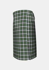 Traditional_MacLaren_Dress_Tartan_649_kilt_left_image_with_pleated_design_and_adjustable_buckles_for_men