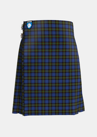 Traditional_MacLaurin_of_Brioch_Tartan_344_kilt_front_image_with_pleated_design_and_adjustable_buckles_for_men