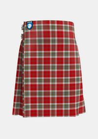 Traditional_MacLean_of_Duart_Dress_Red_Tartan_1298_kilt_front_image_with_pleated_design_and_adjustable_buckles_for_men
