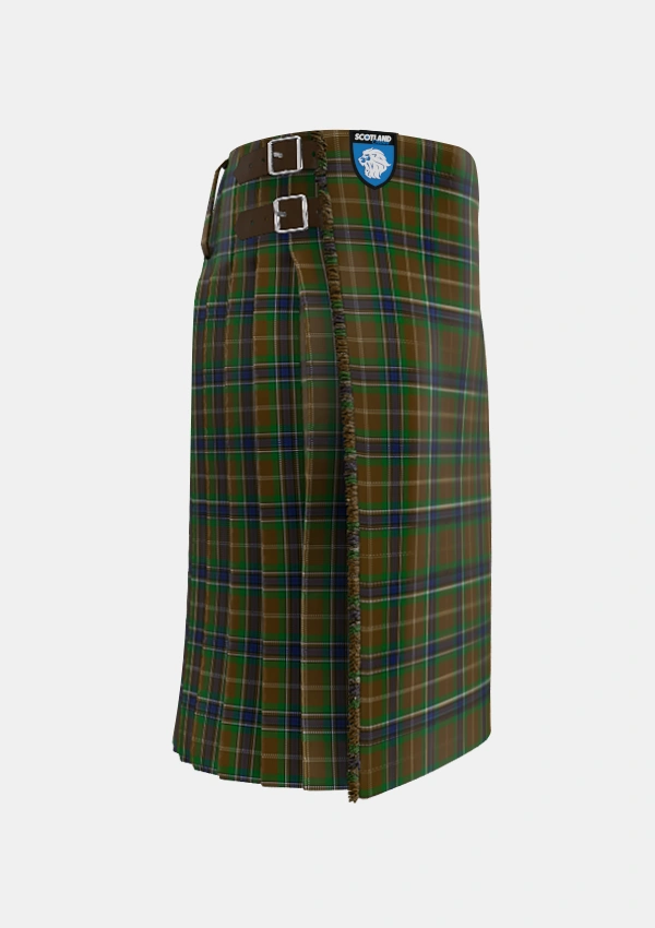 Traditional_MacLean_of_Kingairloch_Personal_Tartan_61_kilt_right_image_with_pleated_design_and_adjustable_buckles_for_men