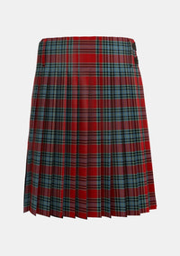 Traditional_MacLeay_Tartan_3437_kilt_back_image_with_pleated_design_and_adjustable_buckles_for_men
