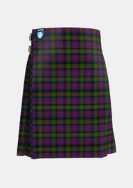 Traditional_MacLennan_2_Tartan_1429_kilt_front_image_with_pleated_design_and_adjustable_buckles_for_men