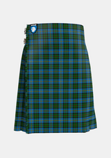 Traditional_MacLeod_Green_Tartan_1583_kilt_front_image_with_pleated_design_and_adjustable_buckles_for_men