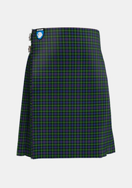 Traditional_MacLeod_of_Gesto_2_Tartan_280_kilt_front_image_with_pleated_design_and_adjustable_buckles_for_men